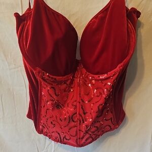 Sexy Bra Bustier, Plus 42C To 40DD Rave /Vampire / Holiday